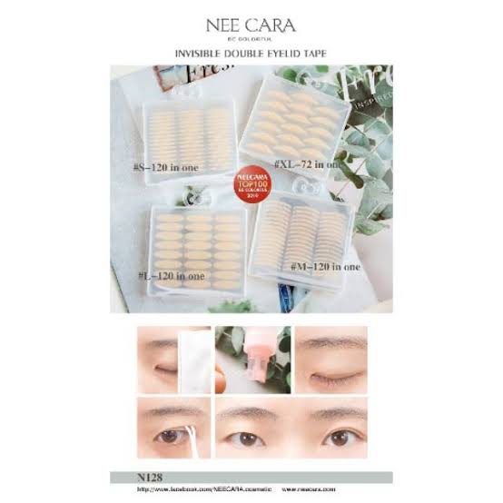 Nee Cara Invisible Double Eyelid Tape/skot mata
