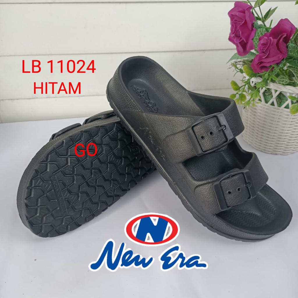 sogo NEW ERA LB E 11024 Sandal Karet Wanita Slop Terbaru Gesper Sendal Karet Selop Ban Dua Sandal Cewek