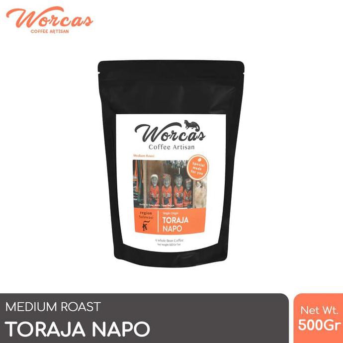

Kopi Arabica Toraja Napo 500 Gram Medium Roast (Biji/Bubuk) - KOPI BIJI