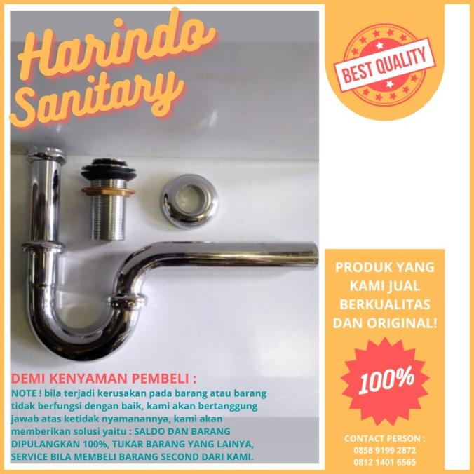 Afur wastafel otomatis set sifon TOTO | info deskripsi ---NEW---