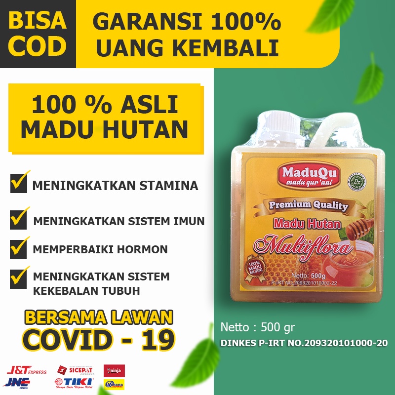 

MaduQu 500gr Madu Hutan Murni Asli 100 %