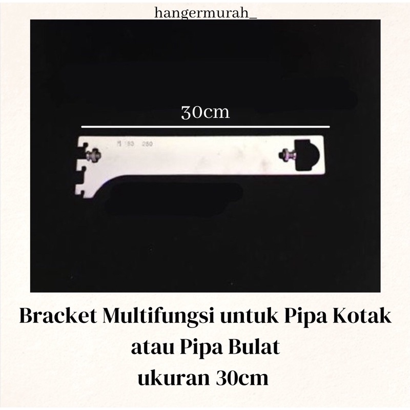 Jual Bracket Pipa Multifungsi Daun Bracket Pipa Kotak Atau Pipa Bulat Cm Shopee Indonesia