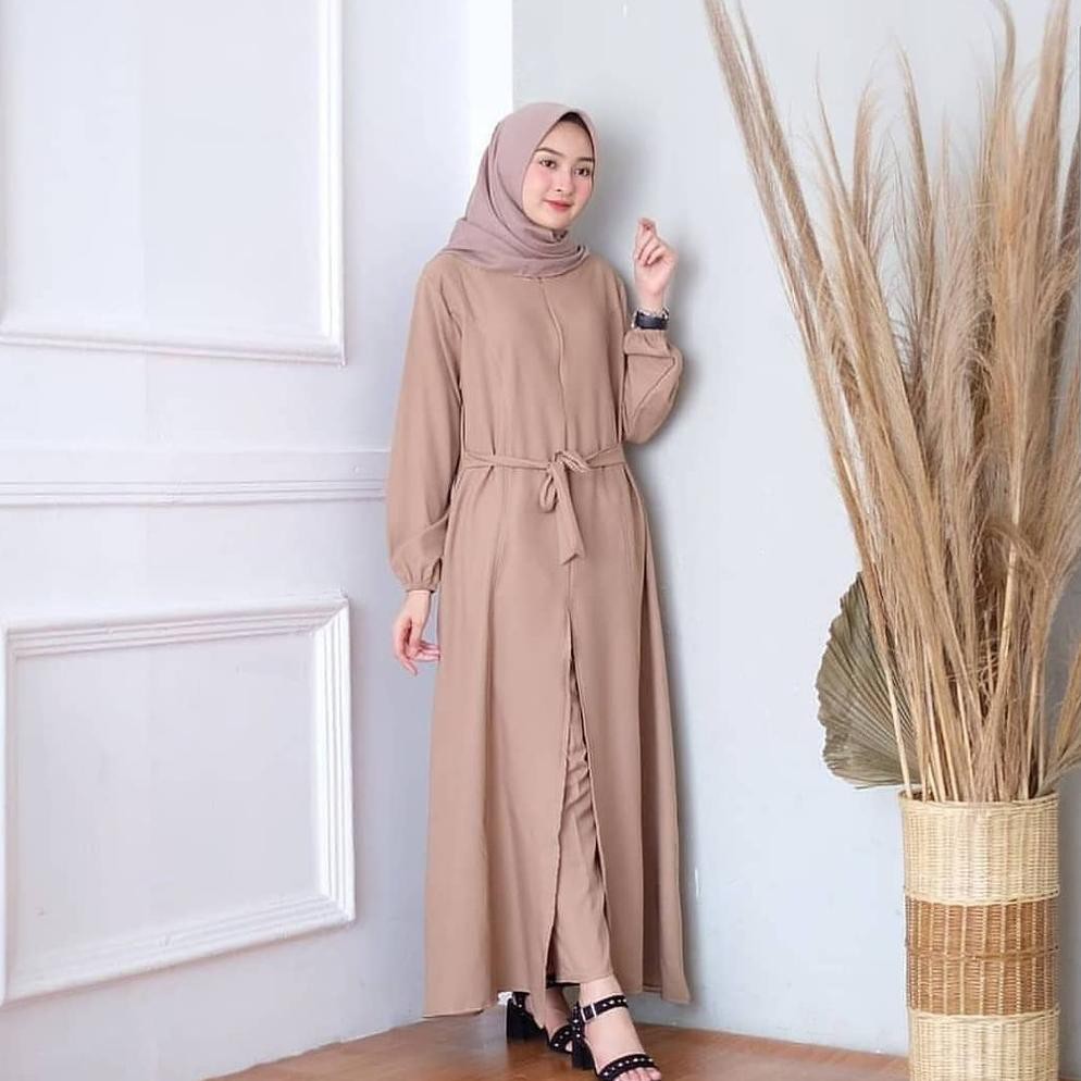 Model Terbaru STELAN OOTD  WANITA  TANIA SET DRESS 