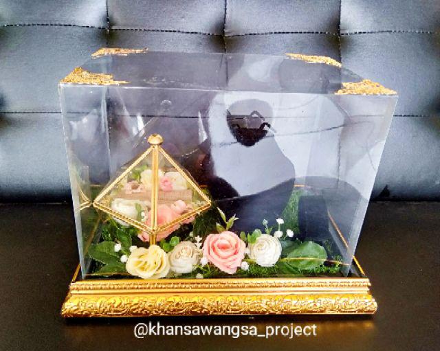 Tempat Perhiasan Rustic Mahar Seserahan Frame Terarium