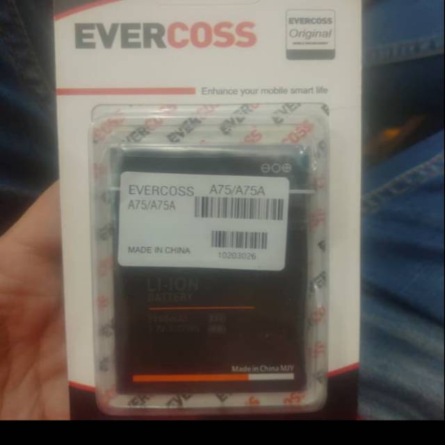 Baterai battery EVERCOSS A75 A75A