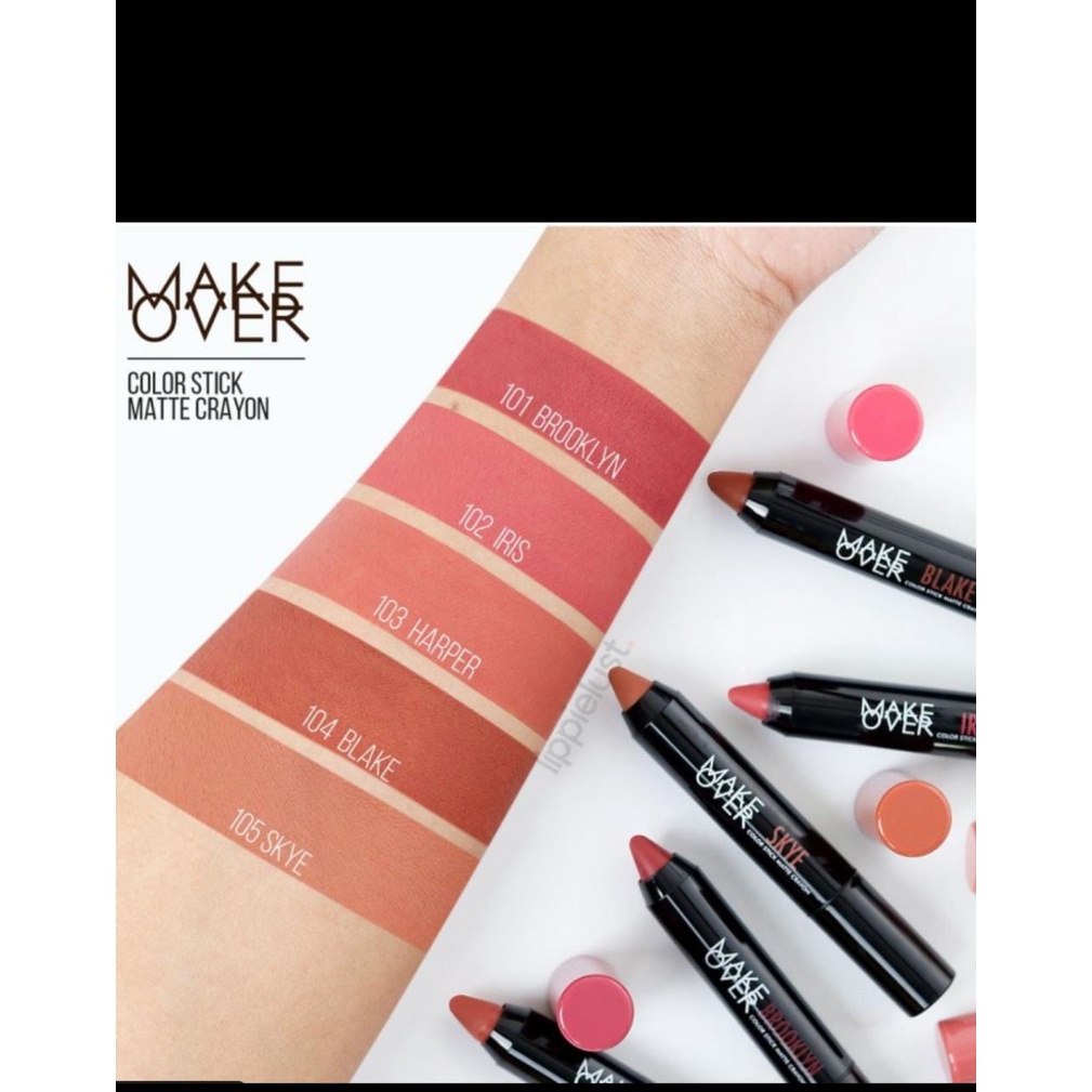 (BISA COD) Make Over Color Stick Matte Crayon