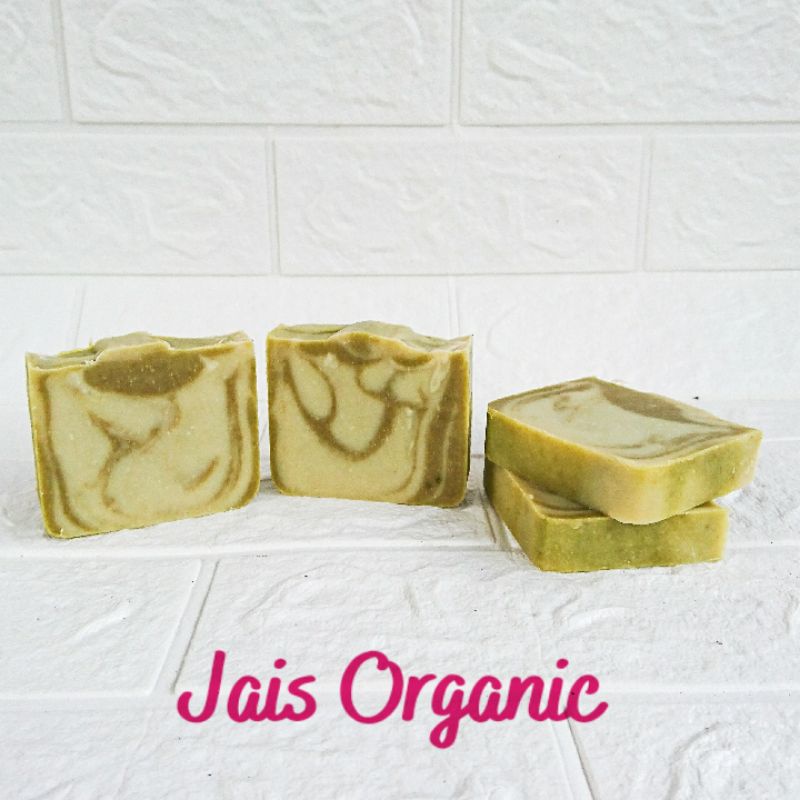 Binahong Green Clay Handmade Natural Soap Bar / Sabun Alami Eksim &amp; Luka