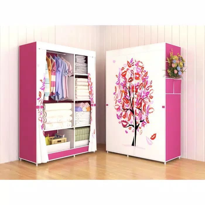 Promo  Lemari Plastik   Lemari Portable   Lemari Pakaian Plastik Susun Lipat