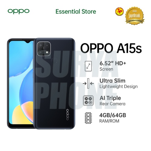 OPPO A15S 4GB/64GB GARANSI RESMI-1