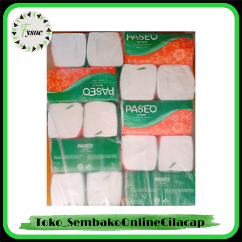 TISSUE FACIAL PASEO 200 SHEETS | NICE 180 SHEET 2 PLY | GREEN SOFT 200 S'