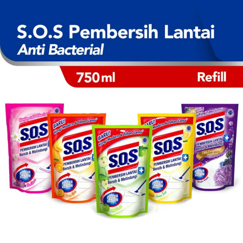 SOS PEMBERSIH LANTAI 750ML