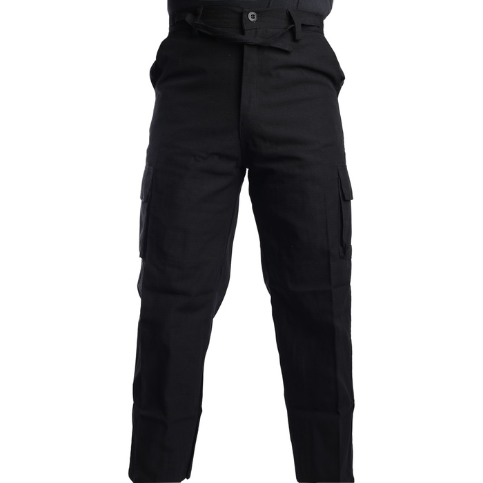 Celana Panjang Pria Hitam PDL |Ripstok|Cln Pjg Pria PDL Hitam Kotak - Hitam, 36