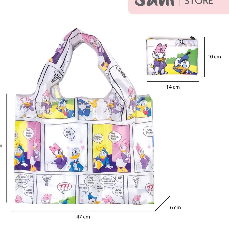 ✪ Tas Belanja Lipat / Tas Belanja Lipat Besar / Shopping Bag Lipat / Tas Lipat / Eco Bag - Character