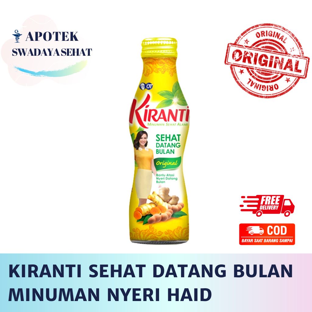 KIRANTI SEHAT DATANG BULAN - Minuman Menstruasi Nyeri Haid Wanita