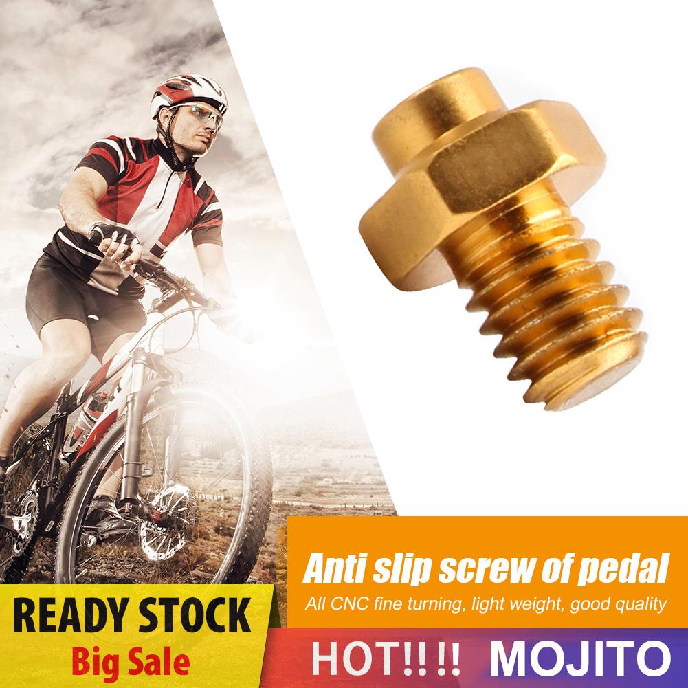 10pcs Baut Pedal Sepeda Gunung M4 Bahan Aluminum Anti Slip