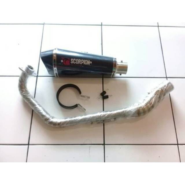 Knalpot scorpion cbr150r,satriafu,vixion,byson,dll