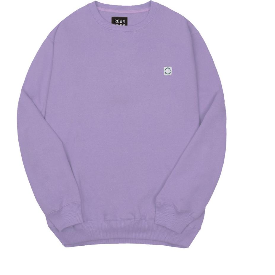 ☂6YB Rown Division Official Crewneck Lilac - Rowndvsn Sweater Marshmallow Lilac● "...