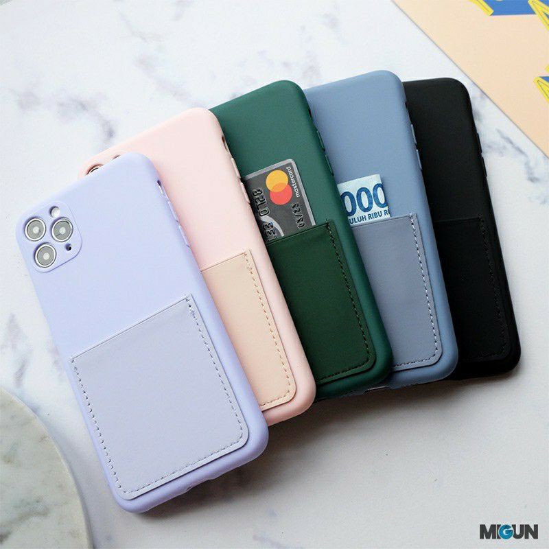 Matte Pocket Case - Softcase Iphone Full cover - Iphone 6 7 8 6+ 7+ 8+ X XR XSMAX 11 12