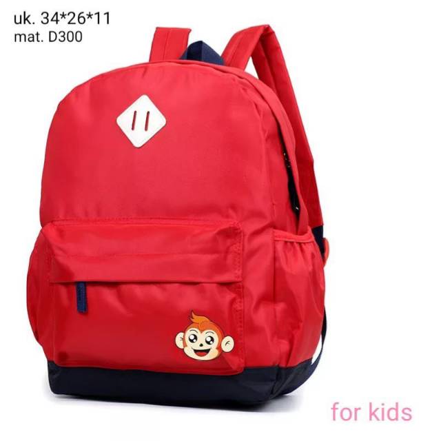 ARMELIA SHOP - Tas Ransel Sekolah Tas Ransel Anak TK Motif Monkey Tas Sekolah Anak Murah