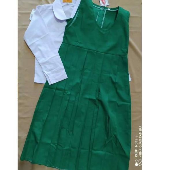 "Hrk31au22r" Seragam Tk seragam MI seragam Muslimat seragam sekolah seragam panjang warna hijau