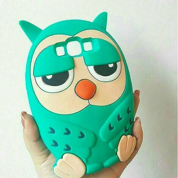Case 4d Cute Samsung J7 Prime Owl Bird Burung Hantu Promo Rz65