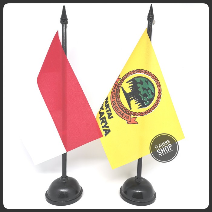 

[PAKET] Bendera Meja Indonesia + Partai Berkarya