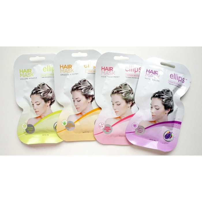 Ellips Hair Mask 20gr Sachet Masker Rambut Vitamin Rambut Ellips Hair Mask 20gr Sachet Masker Rambut Vitamin Rambut