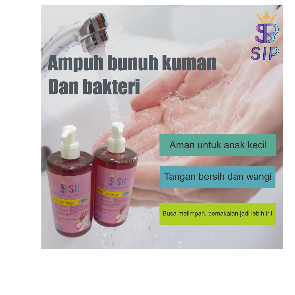 Sabun Cuci Tangan / Hand Soap Antiseptik Antibacterial / Strawberry