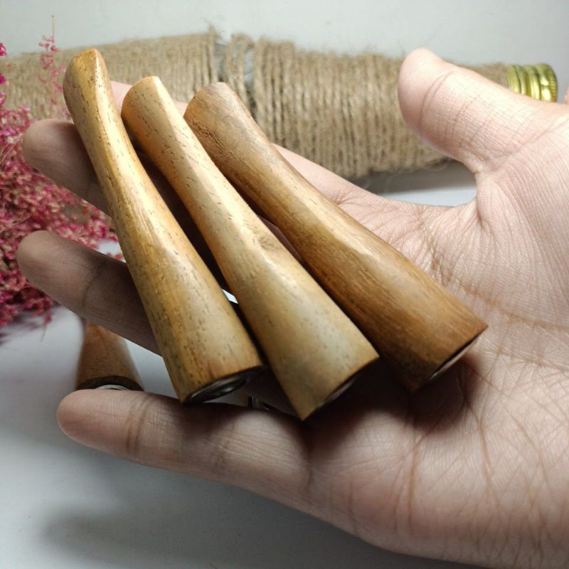once pipa rokok kayu kelor emas
