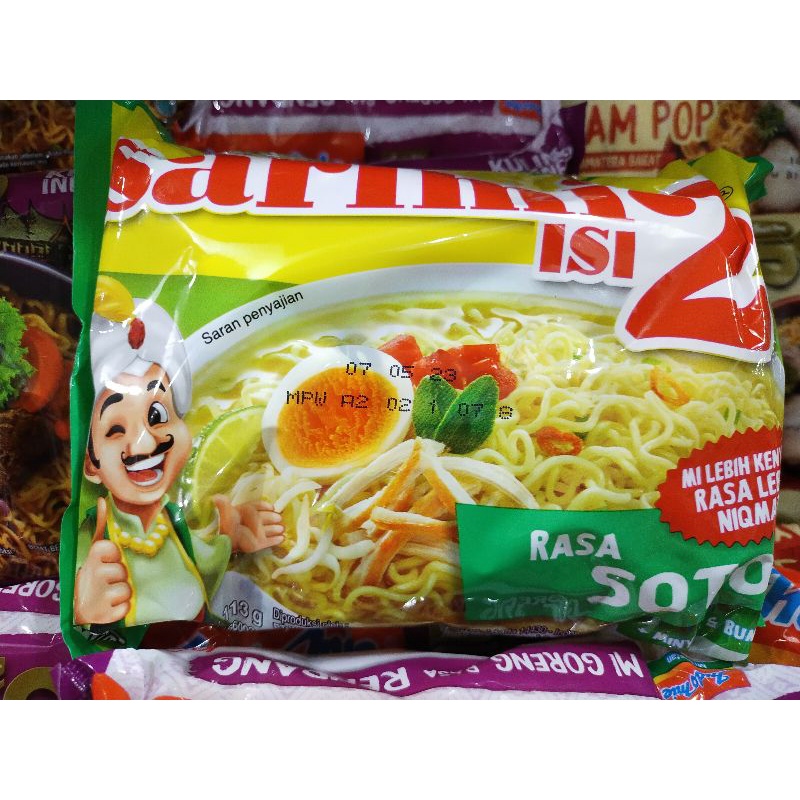 

Sarimi isi 2 Mi Kuah rasa Soto / Mi Instan