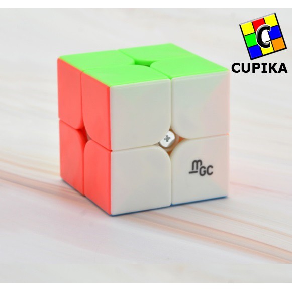 Rubik 2x2 2x2x2 Yj MGC Yongjun Magnetic Stickerless Speed