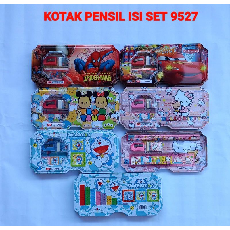 

KOTAK PENSIL GAMBAR KALENG SET / TEMPAT ALAT TULIS KALENG ISI