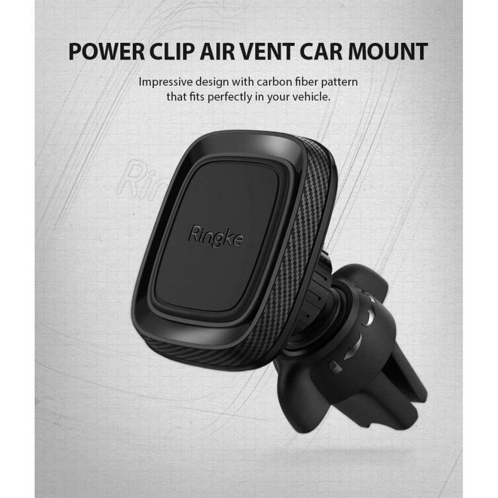 Ringke power clip air vent car mount