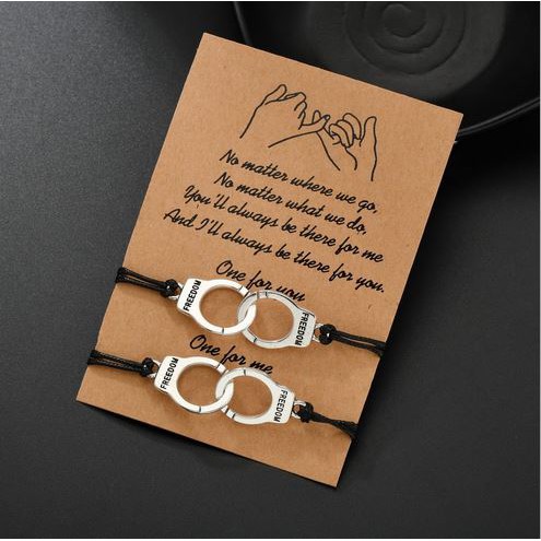 Gelang Couple Borgol Freedom Simple Waterproof