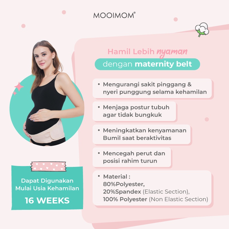 Mooimom - Maternity Support Belt / Peyangga Perut Ibu Hamil