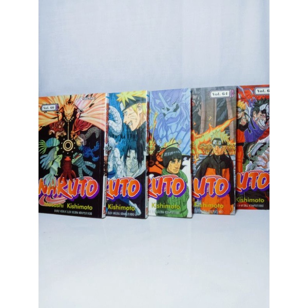 komik Naruto VOL 60,61,62,63,64