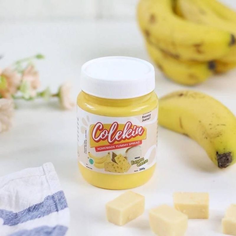 

colekin - selai rasa pisang keju ( banana cheese ) 200gr BANANA CHEESE