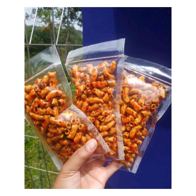 

Makaroni bantet pedas gurih daun jeruk 100gr