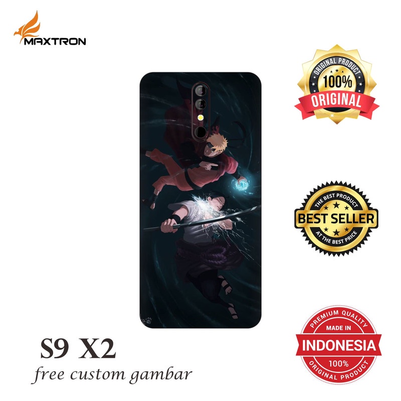 GARSKIN/STICKER HANDPHONE MAXTRON S9 X2 CUSTOM