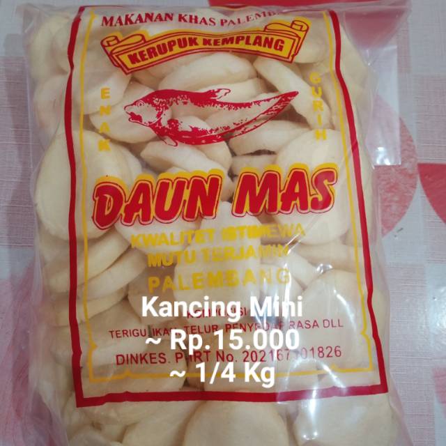 

KERUPUK IKAN PALEMBANG (KANCING MINI)