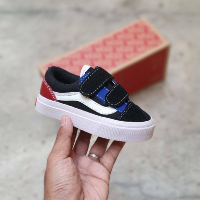 SEPATU VANS KIDS ANAK OLD SKOOL PEREKAT SIZE 16-35