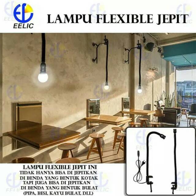 Lampu Meja Belajar Lampu Jepit Lampu kafe J007