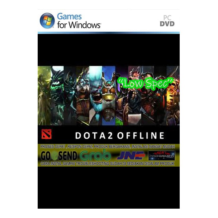 DOTA 2 OFFLINE | CD DVD GAME | PC GAME | GAMING | KASET GAME | PC