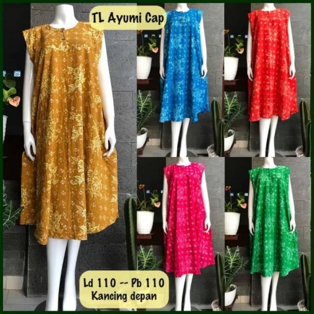 Daster Solo Cap Tanpa Lengan Ayumi