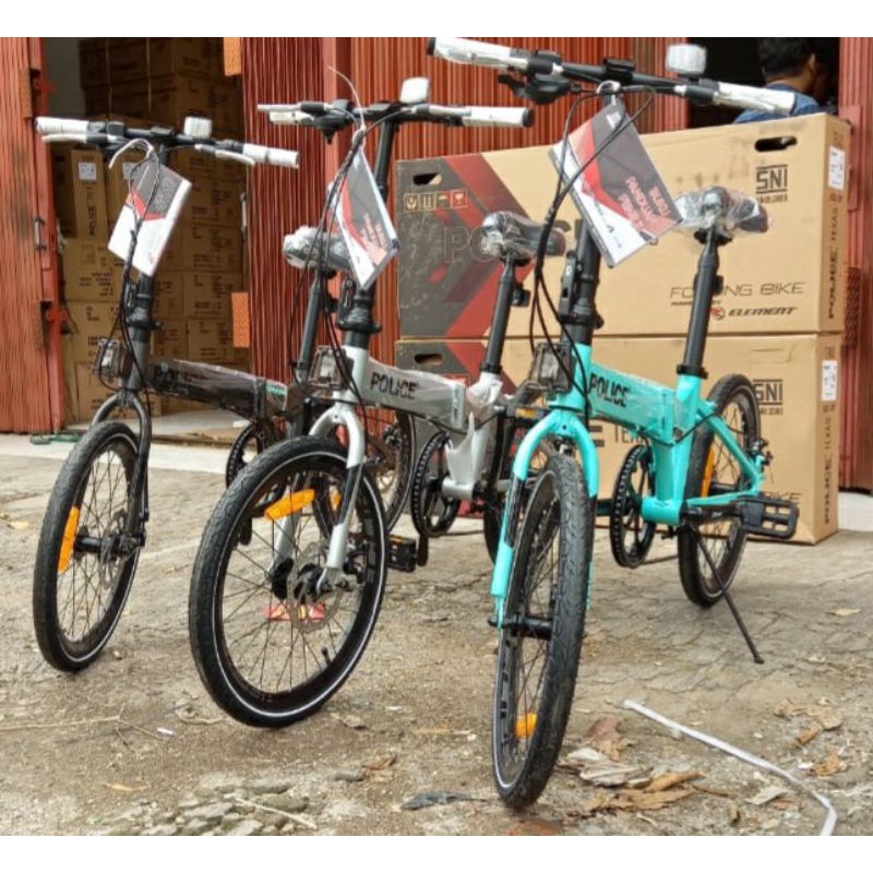 SEPEDA LIPAT ELEMENT POLICE TEXAS 8S NEW 2021