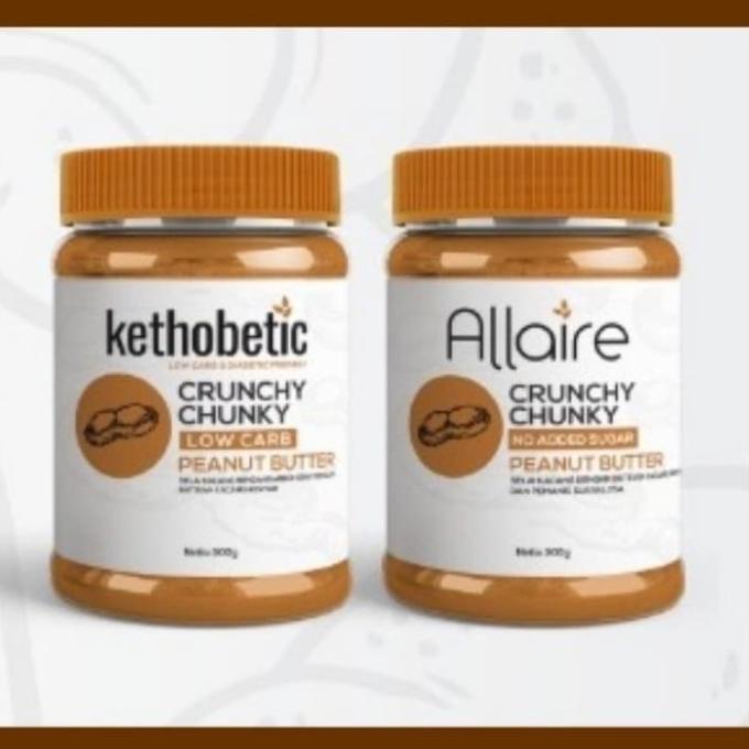 

Ketobetic Crunchy Chunky Peanut Butter Selai Kacang untuk Diet Keto