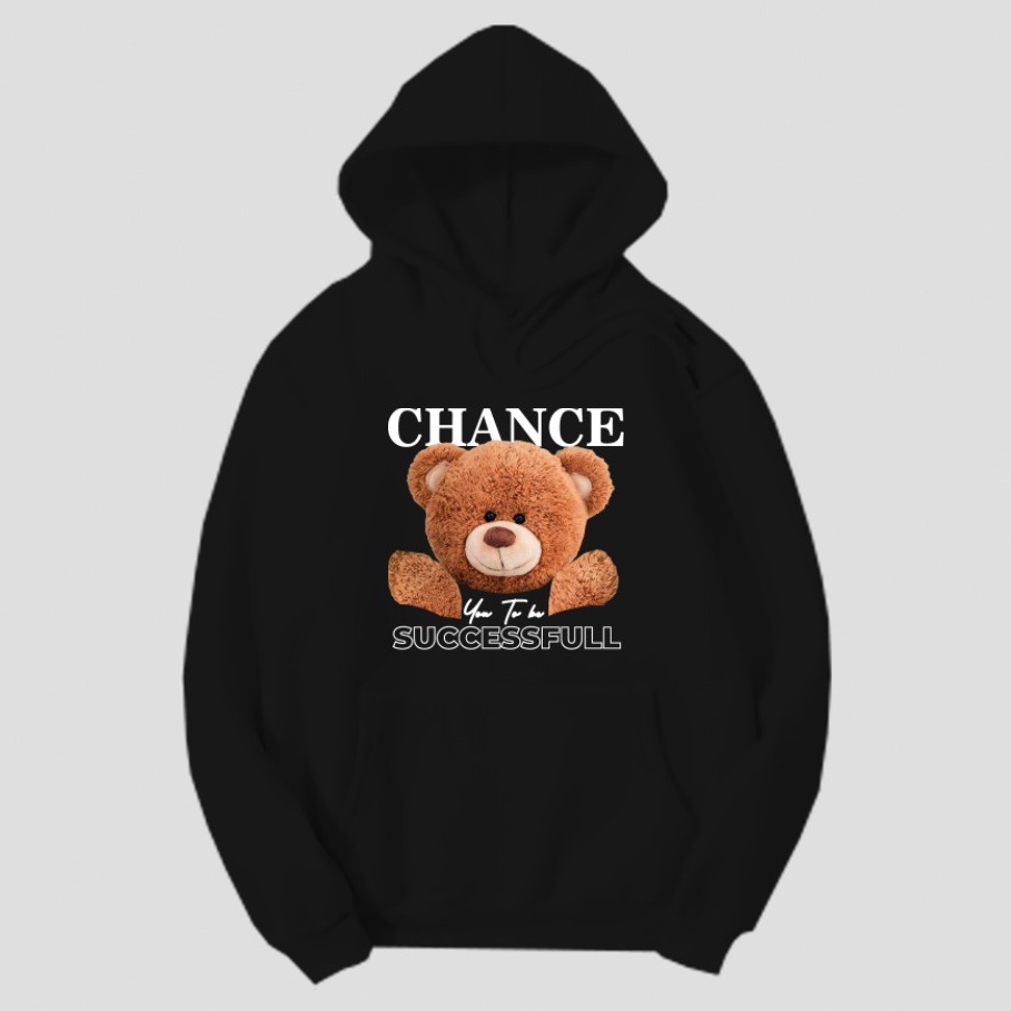 Public - Chance Bear Hoodie - Hoodie Beruang Unisex