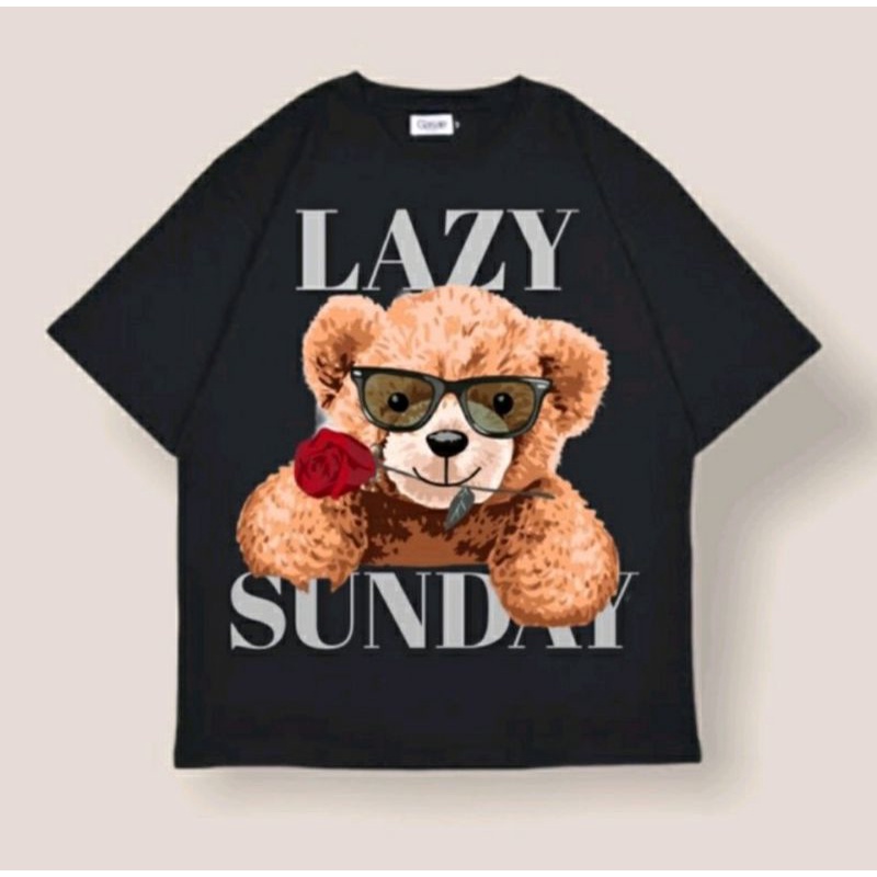 kaos oversize lazy Sunday