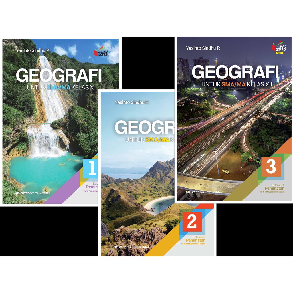 Jual GEOGRAFI SMA KELAS 10 11 12 / X XI XII K13N ORIGINAL ERLANGGA ...