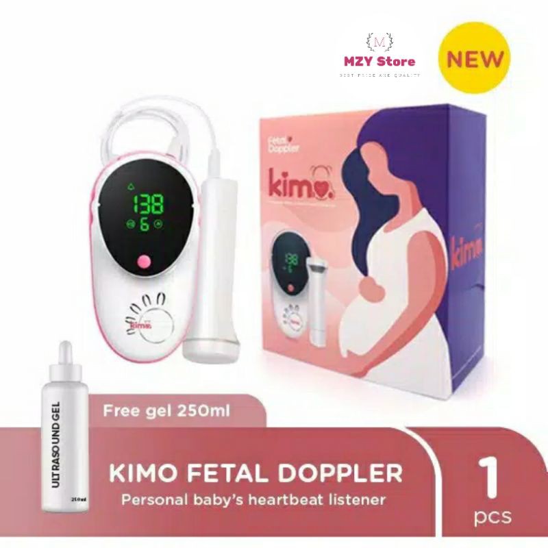 Kimo Fetal Doppler Alat Cek Detak Jantung Janin Alat Dengar Detak Jantung Janin Free Gel 250 Ml Shopee Indonesia